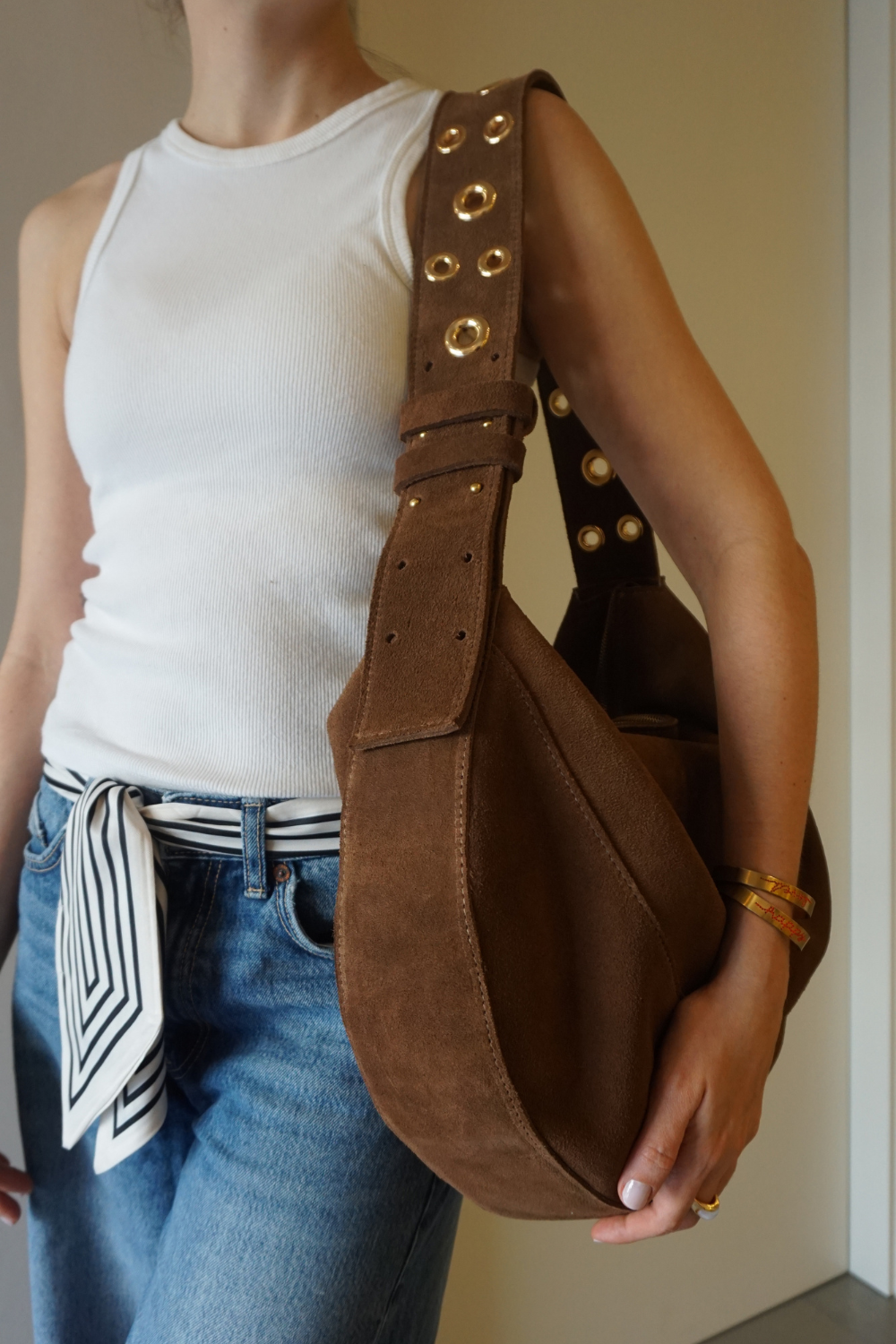 Bolsa Luminária Marrom