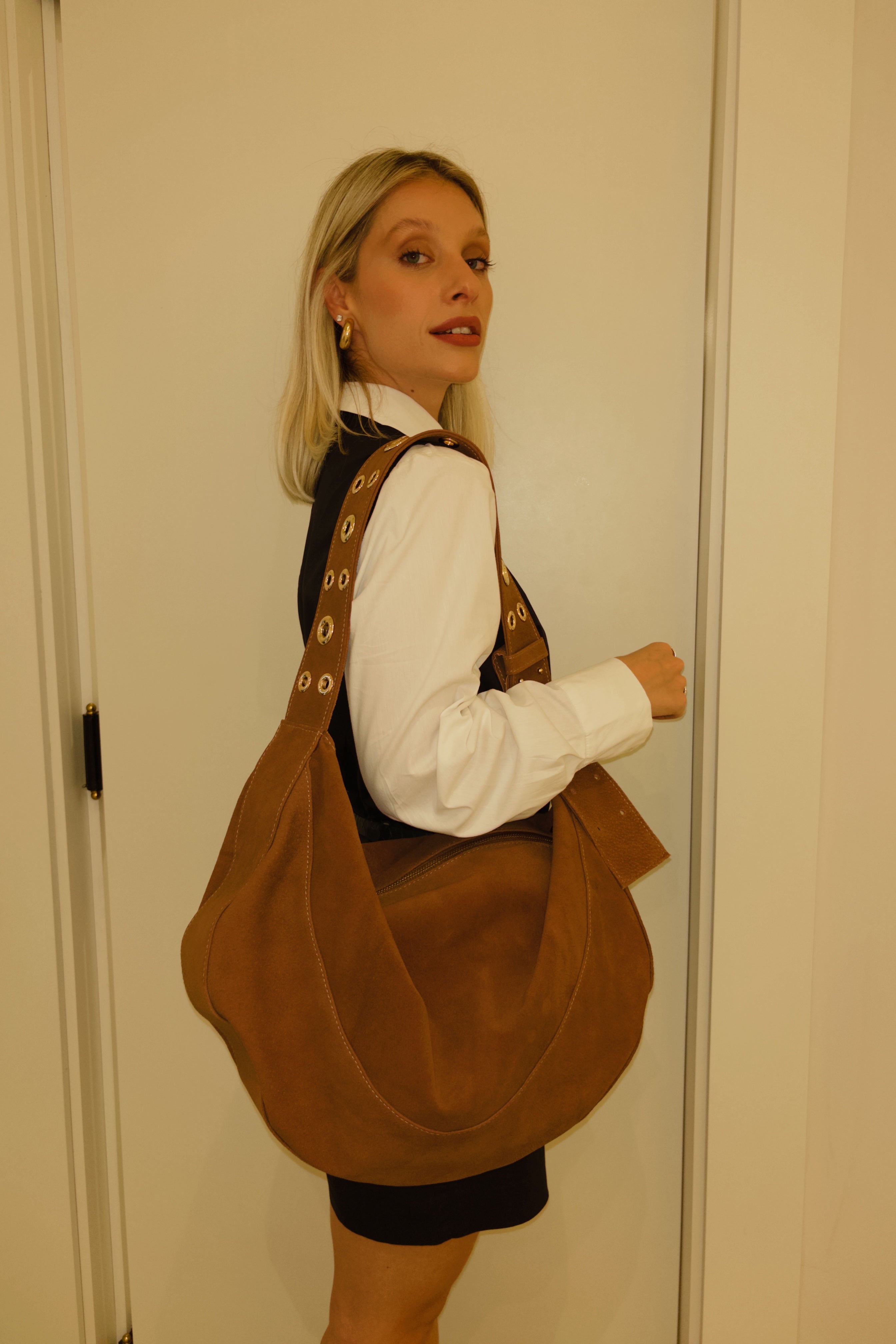 Bolsa Luminária Marrom
